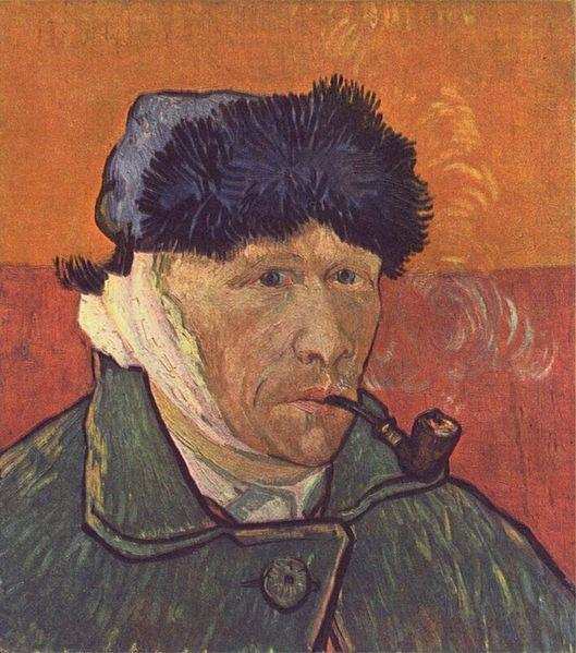Which painter is known to have cut off a part of his ear?
