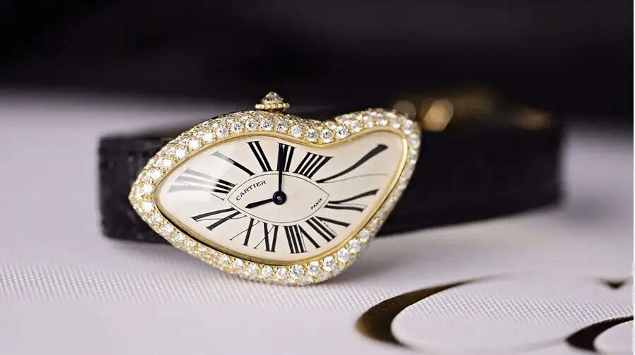 cartier crash watch
